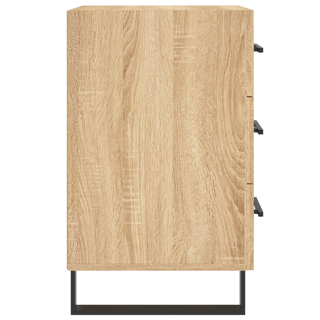 Nattbord sonoma eik 40x40x66 cm konstruert tre