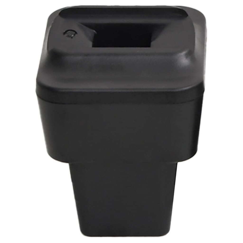 Bilarmlener svart 13x34x(33-46) cm ABS