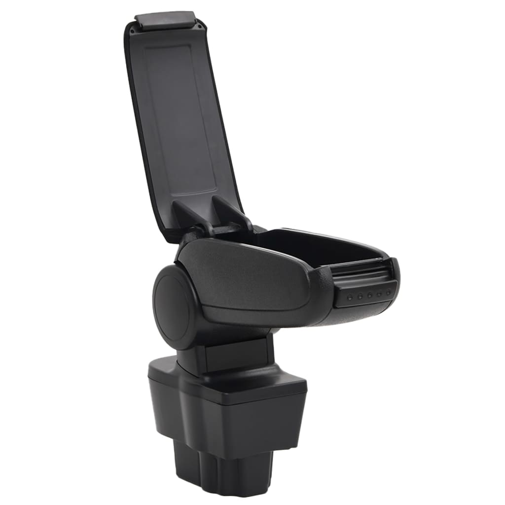 Bilarmlener svart 12x37x(31-48) cm ABS