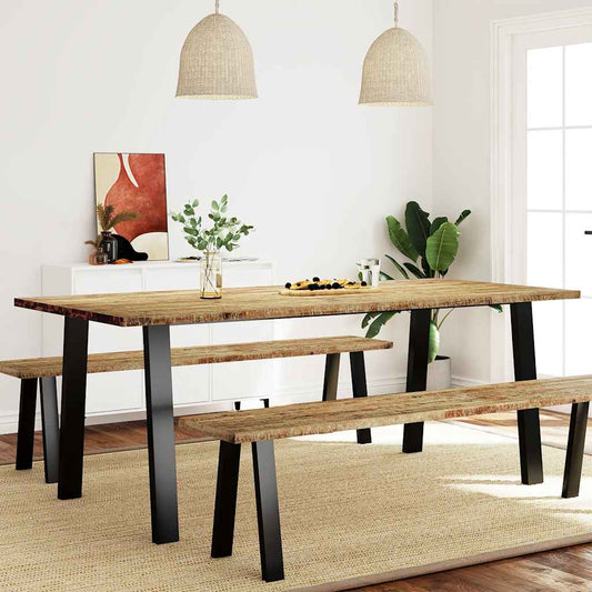 Spisebord 200x90x75 cm heltre akasie