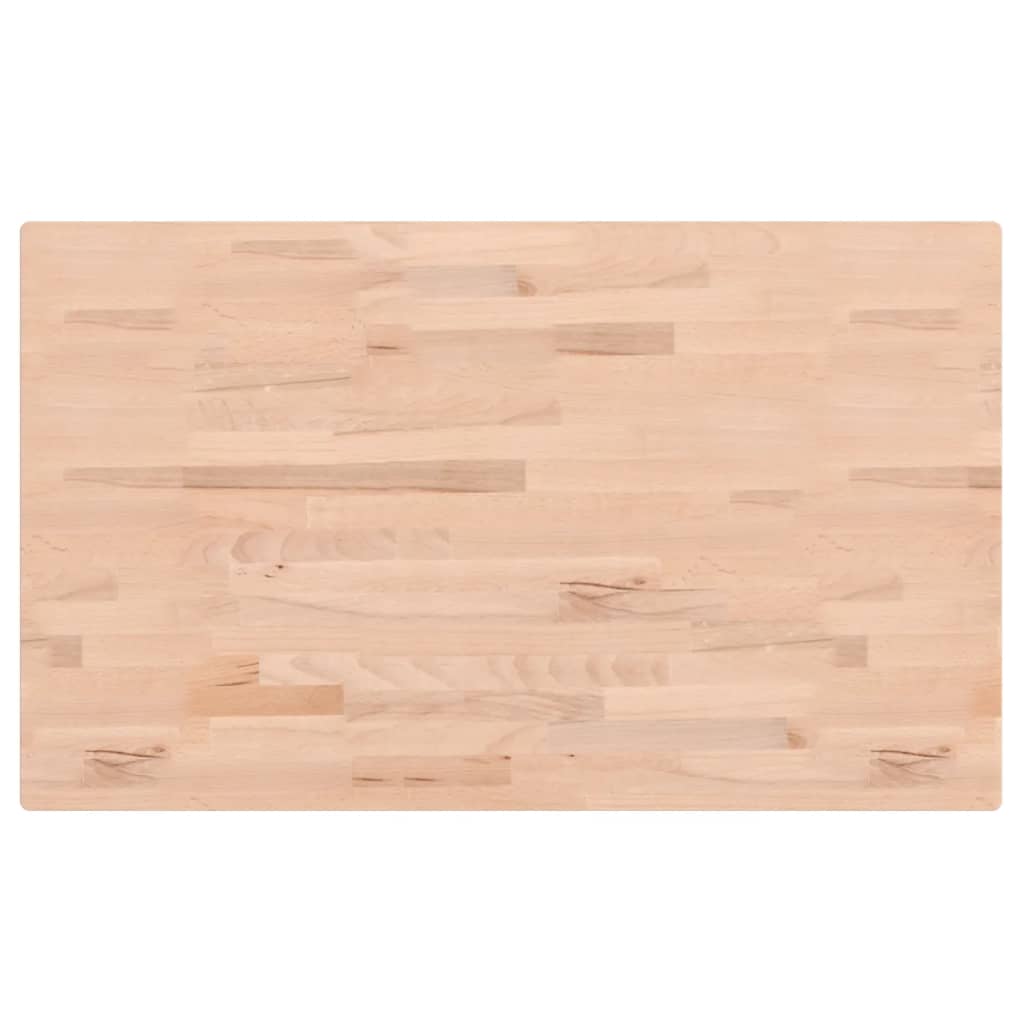 Bordplate 100x60x1,5 cm rektangulær heltre bøketre