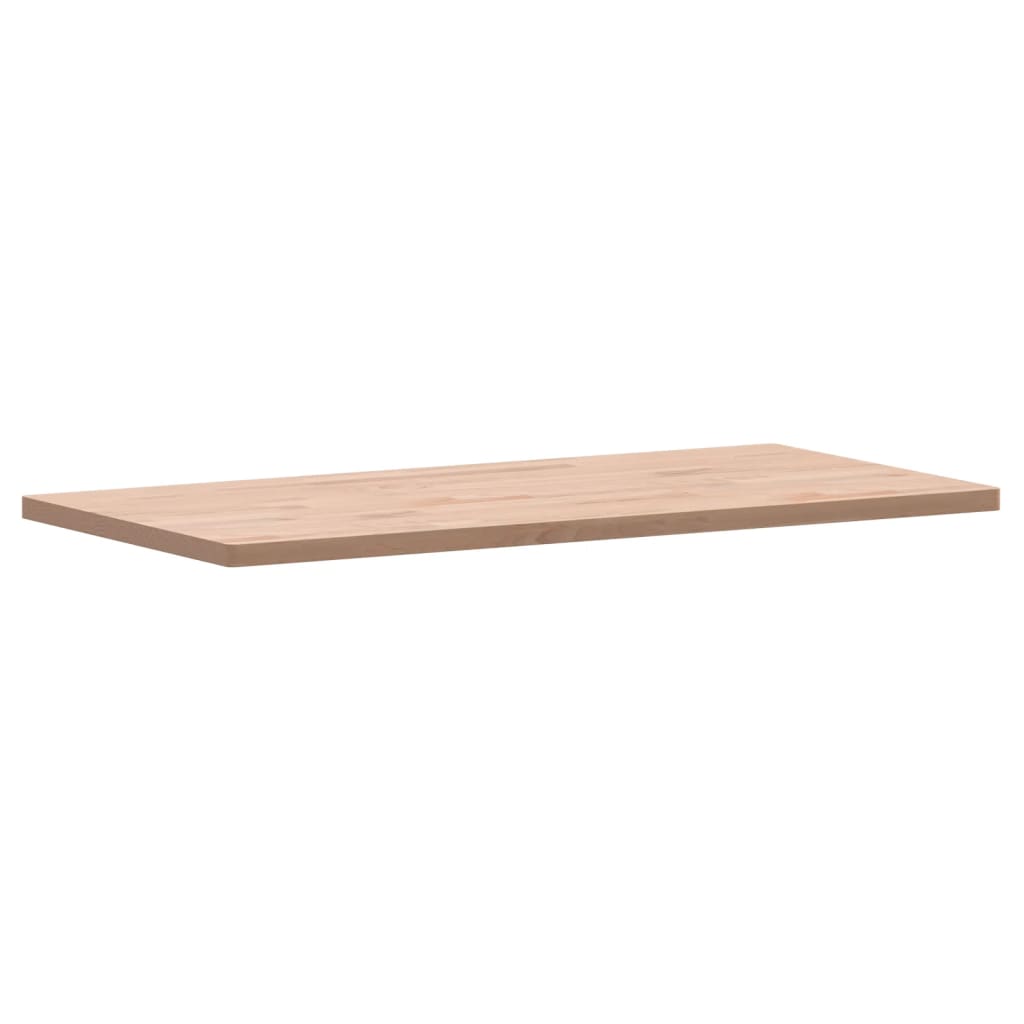 Bordplate 100x50x2,5 cm rektangulær heltre bøketre
