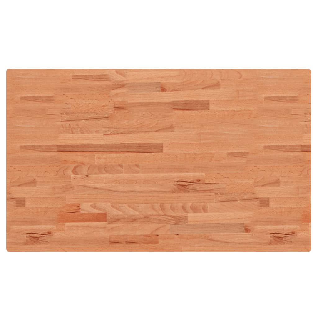 Bordplate 100x60x1,5 cm rektangulær heltre bøketre