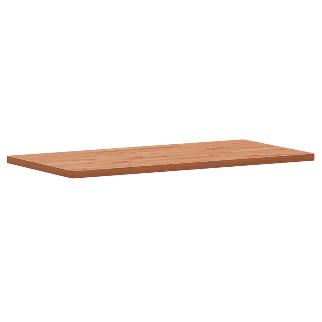 Bordplate 100x50x2,5 cm rektangulær heltre bøketre