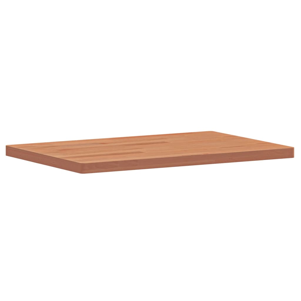 Bordplate 60x40x2,5 cm rektangulær heltre bøketre