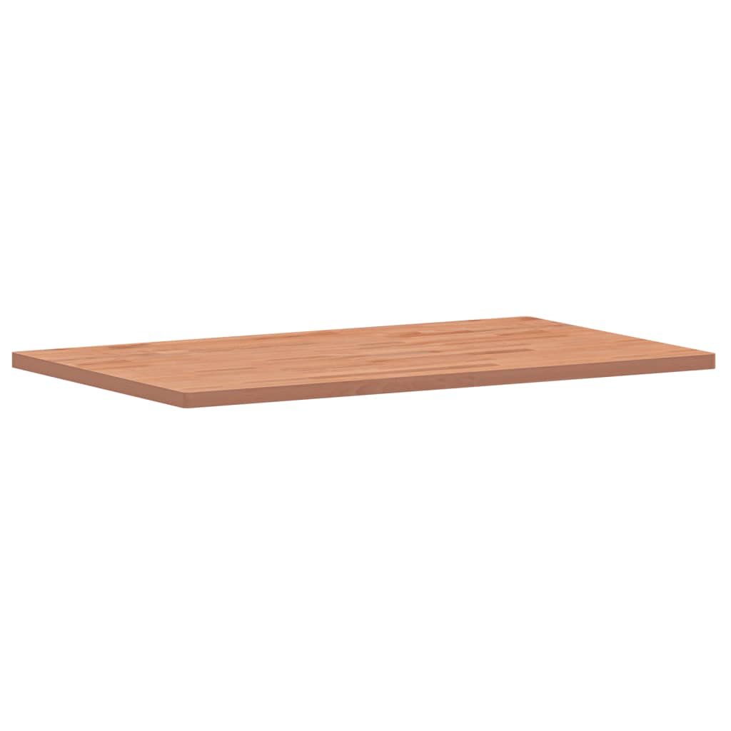 Bordplate 100x60x2,5 cm rektangulær heltre bøketre