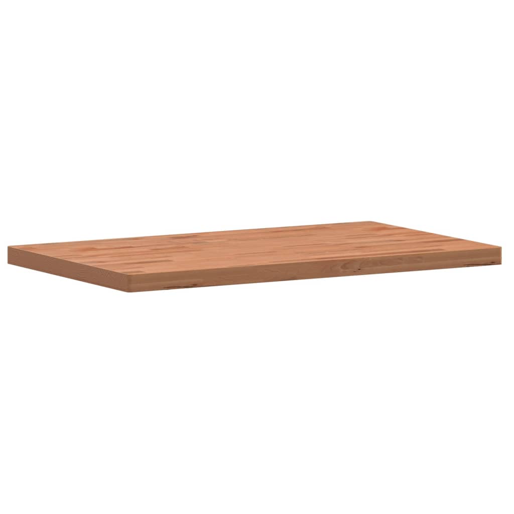 Bordplate 100x60x4 cm rektangulær heltre bøketre