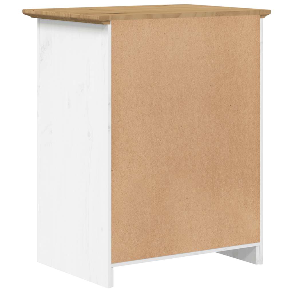 Nattbord BODO brun 53x38,5x67 cm heltre furu vidaXL