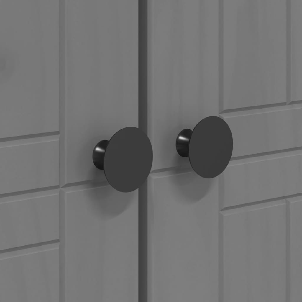 Garderobe BODO grå 99x53,5x173 cm heltre furu