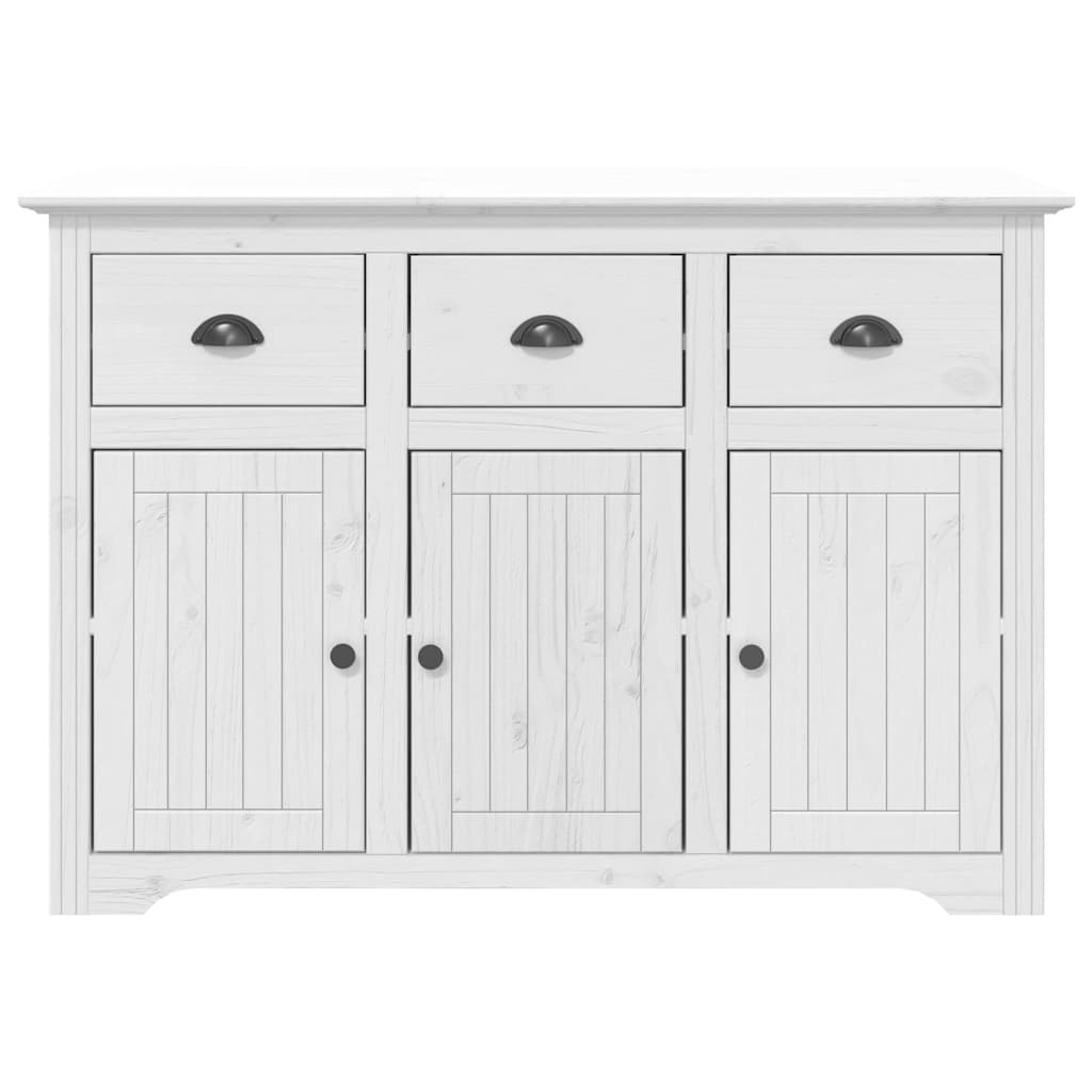 Garderobe BODO hvit 115,5x44x80 cm heltre furu vidaXL