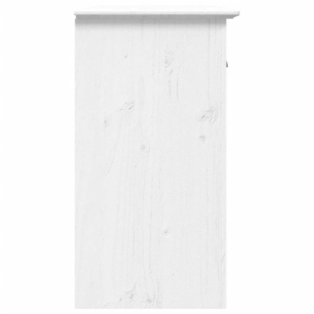 Garderobe BODO hvit 115,5x44x80 cm heltre furu vidaXL