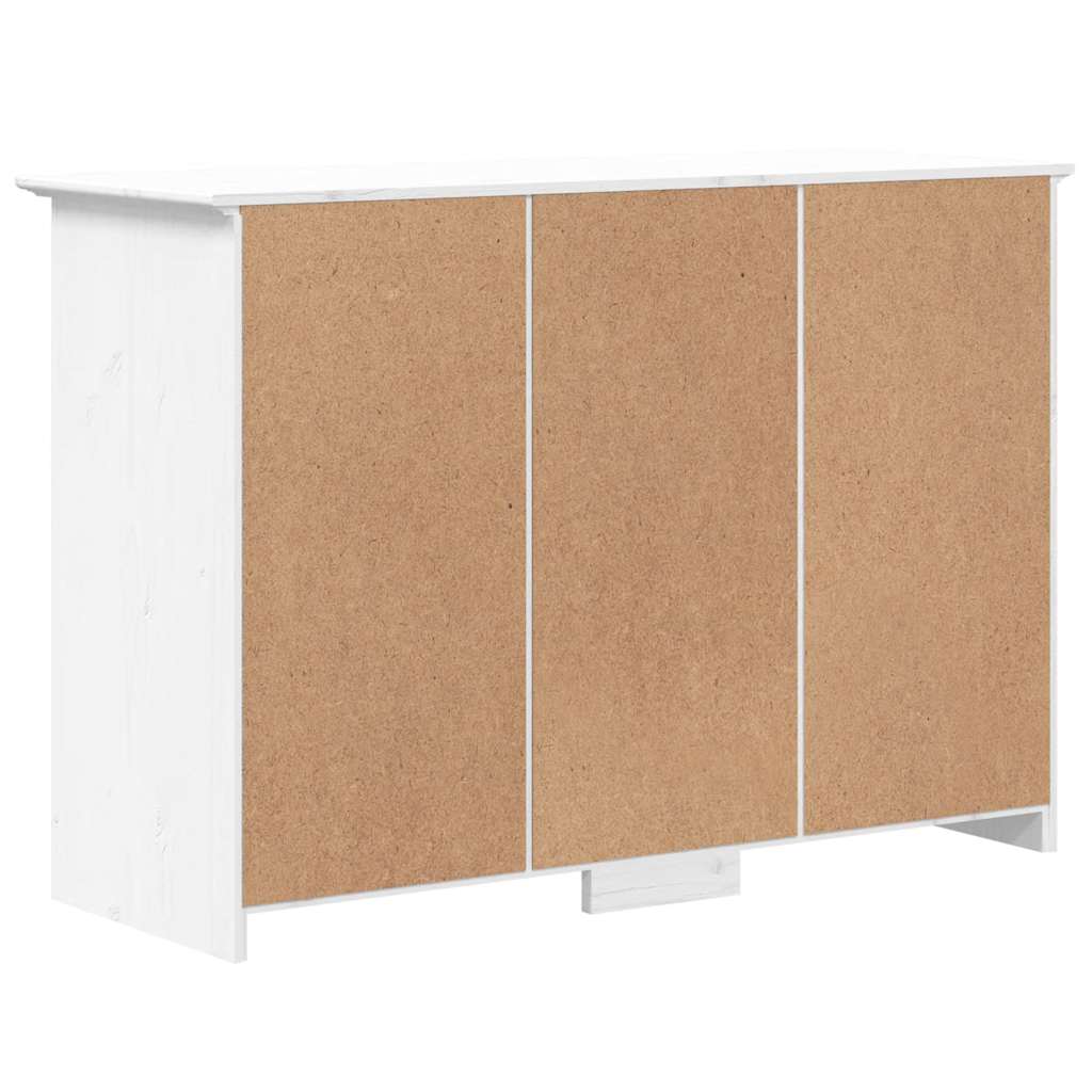 Garderobe BODO hvit 115,5x44x80 cm heltre furu vidaXL