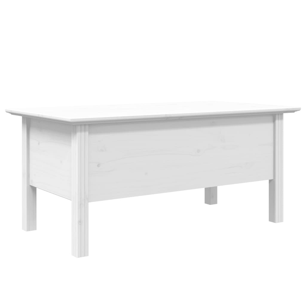 Salongbord BODO hvit 100x55x46 cm heltre furu vidaXL