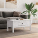 Salongbord BODO hvit 100x55x46 cm heltre furu vidaXL