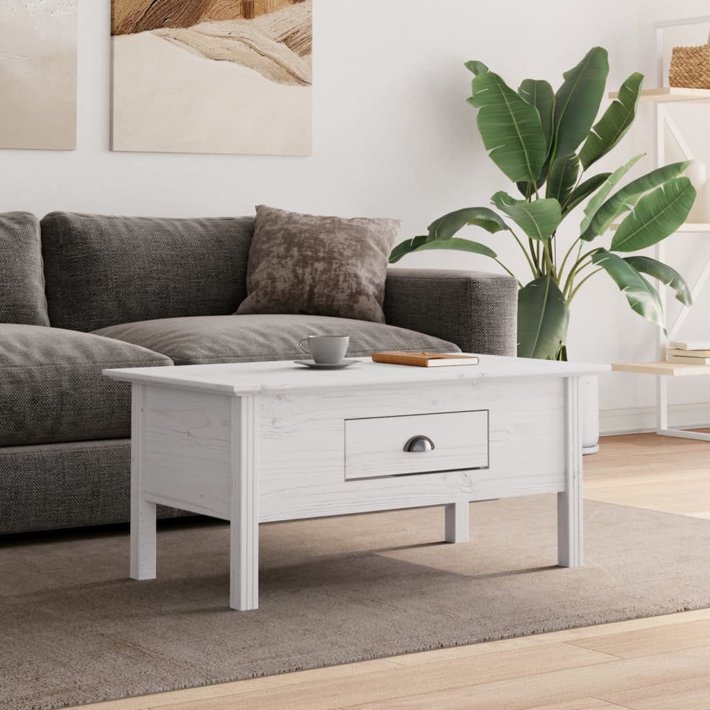 Salongbord BODO hvit 100x55x46 cm heltre furu vidaXL