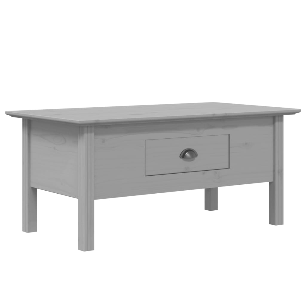 Salongbord BODO grå 100x55x46 cm heltre furu vidaXL
