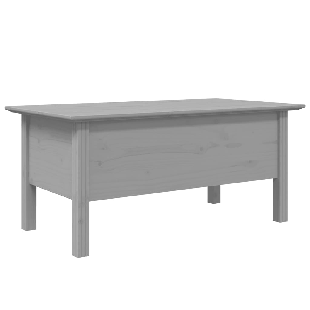 Salongbord BODO grå 100x55x46 cm heltre furu vidaXL