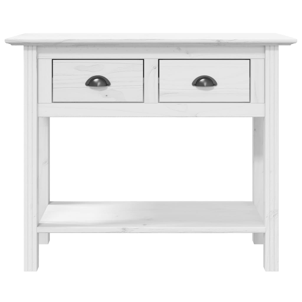 Salongbord BODO hvit 91x35x74 cm heltre furu vidaXL