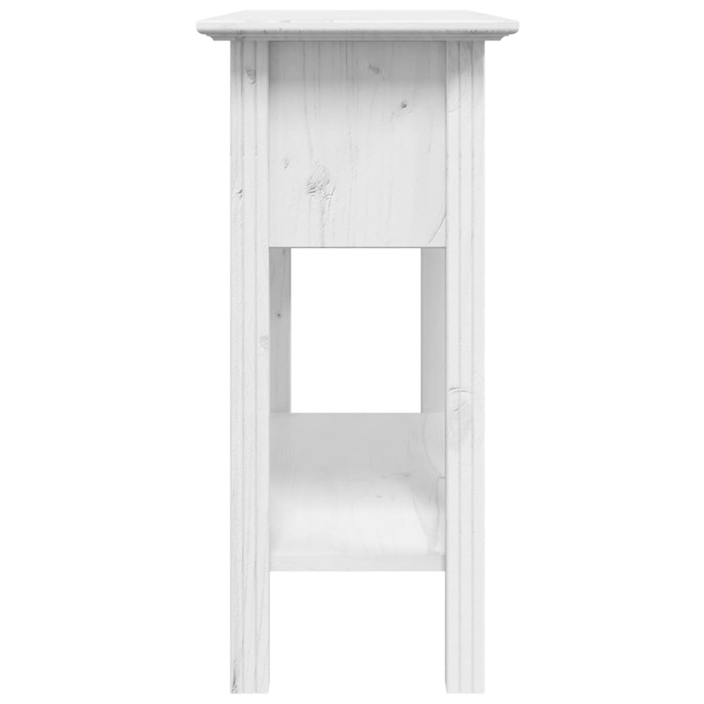 Salongbord BODO hvit 91x35x74 cm heltre furu vidaXL