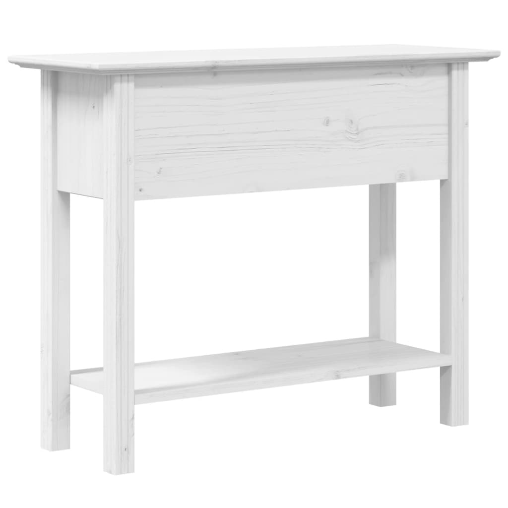 Salongbord BODO hvit 91x35x74 cm heltre furu vidaXL