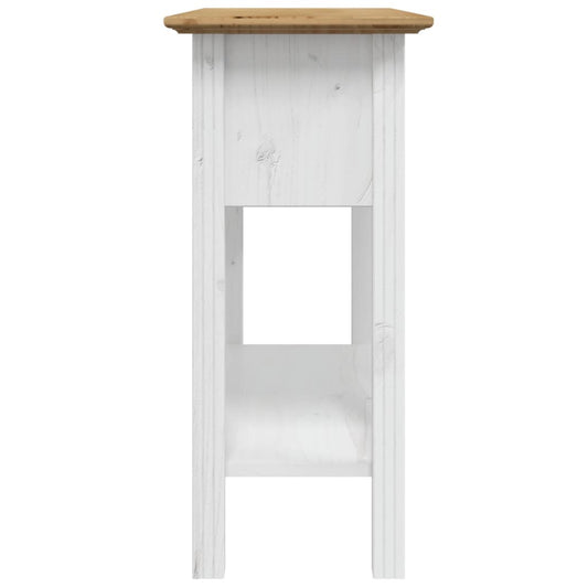 Konsollbord BODO brun 91x35x74 cm heltre furu