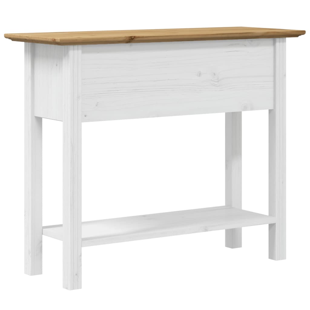 Konsollbord BODO brun 91x35x74 cm heltre furu