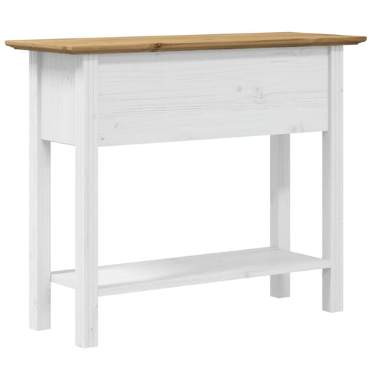 Konsollbord BODO brun 91x35x74 cm heltre furu