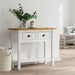 Konsollbord BODO brun 91x35x74 cm heltre furu