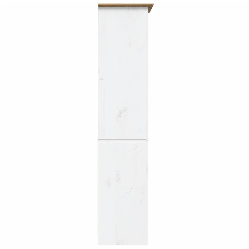Bokhylle BODO brun 82x40x173 cm heltre furu 5 etasjer