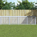 Kyllingbur med tak antrasitt 1003x98x90 cm galvanisert stål vidaXL