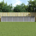 Kyllingbur med tak antrasitt 603x98x90 cm galvanisert stål vidaXL