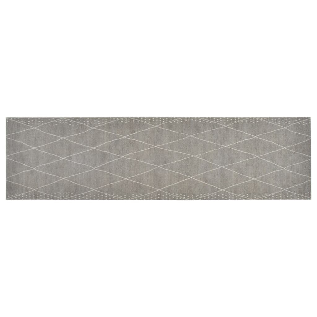 Kjøkkenteppe vaskbar Rhombus 45x150 cm fløyel
