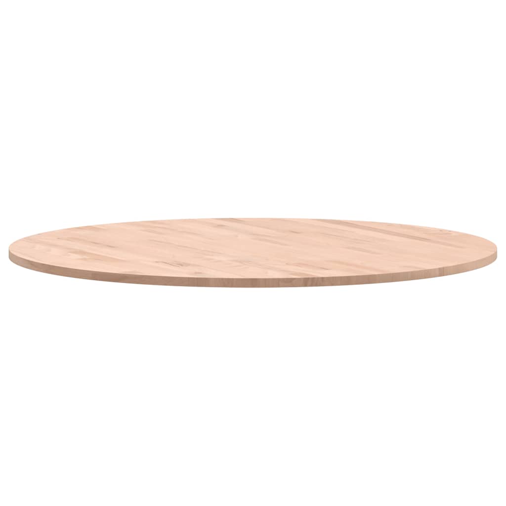 Bordplate Ø80x1,5 cm rund heltre bøketre