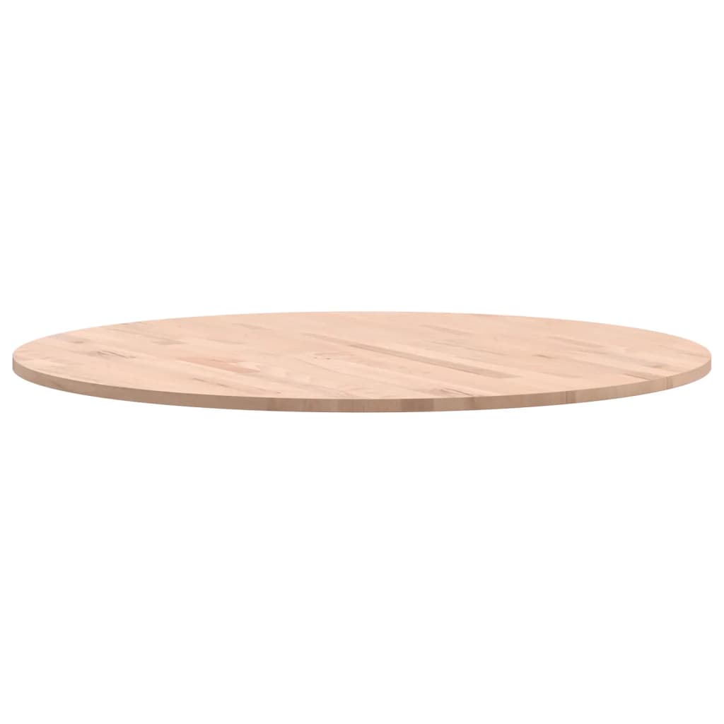 Bordplate Ø80x1,5 cm rund heltre bøketre
