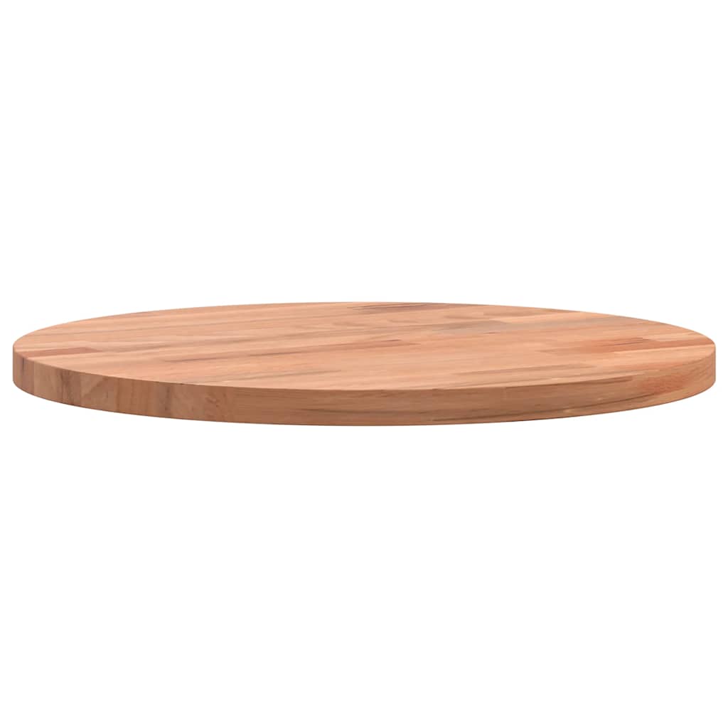 Bordplate Ø30x1,5 cm rund heltre bøketre