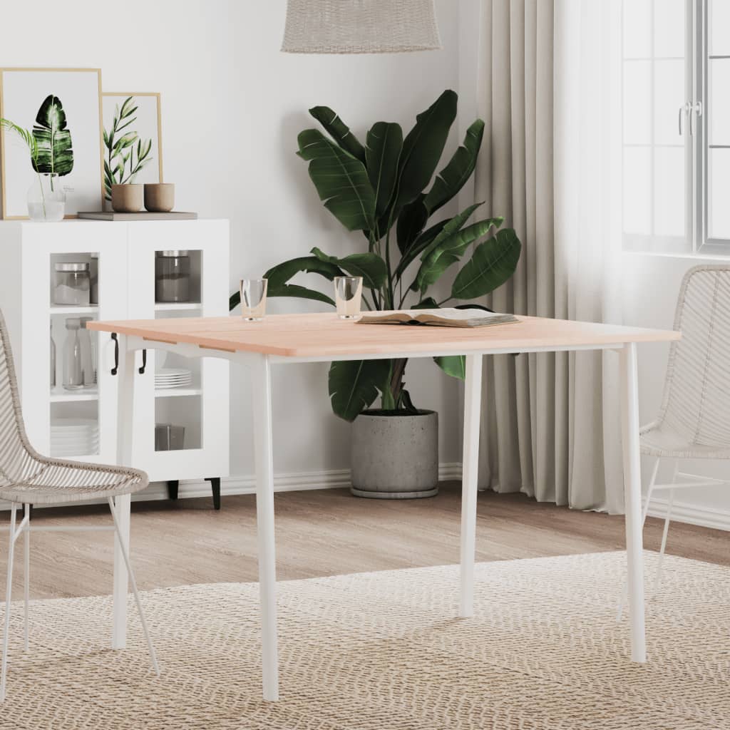 Bordplate 90x90x1,5 cm firkantet heltre bøketre vidaXL