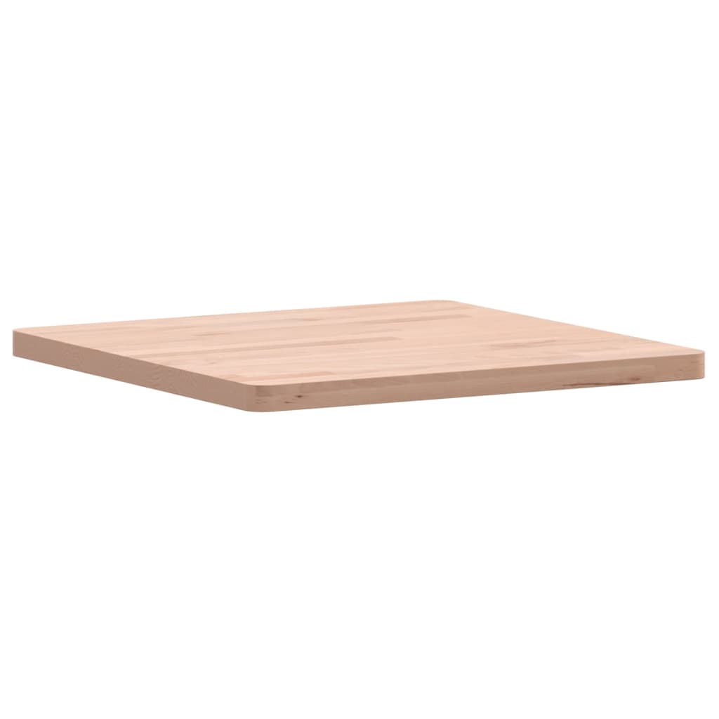 Bordplate 50x50x2,5 cm firkantet heltre bøketre