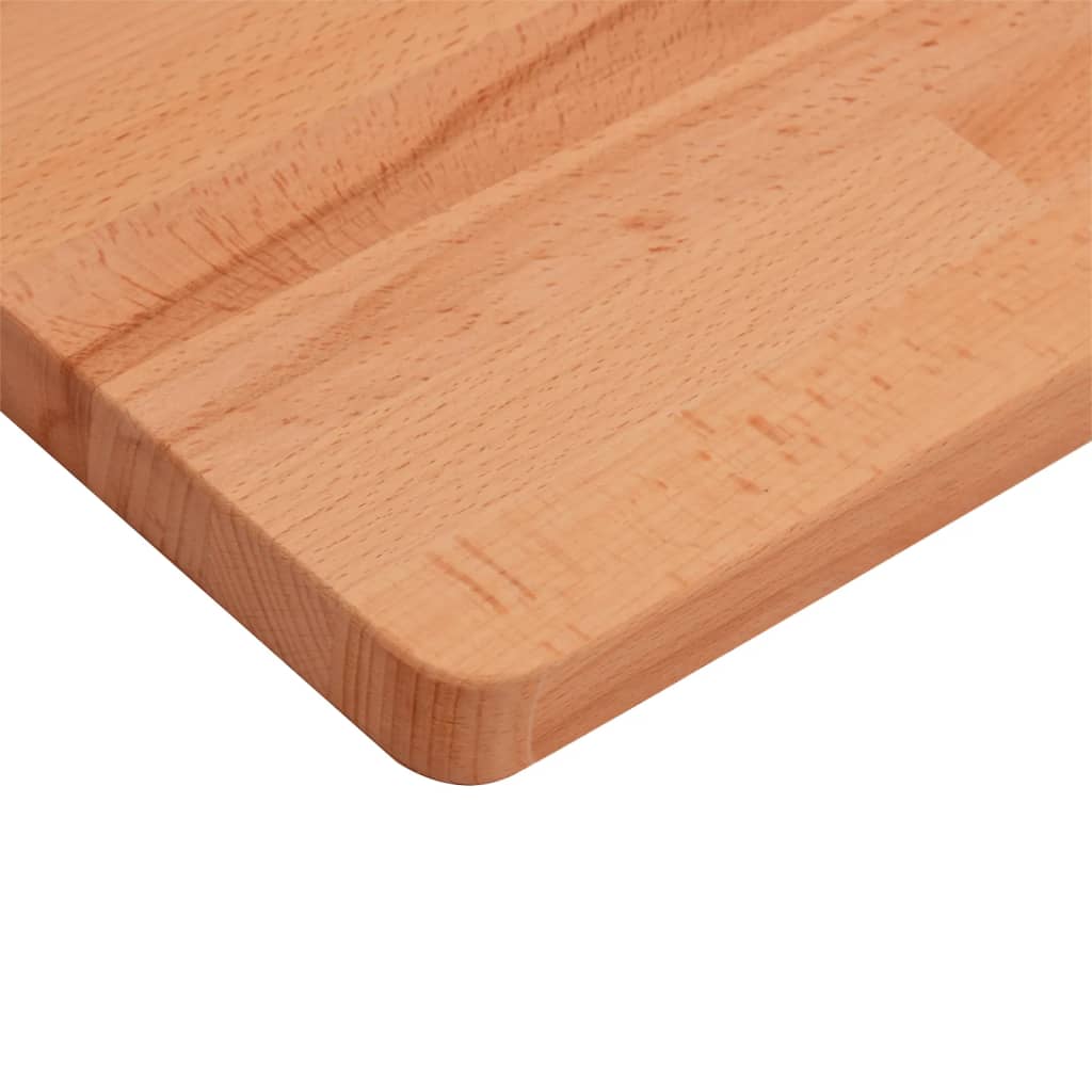 Bordplate 50x50x1,5 cm firkantet heltre bøketre