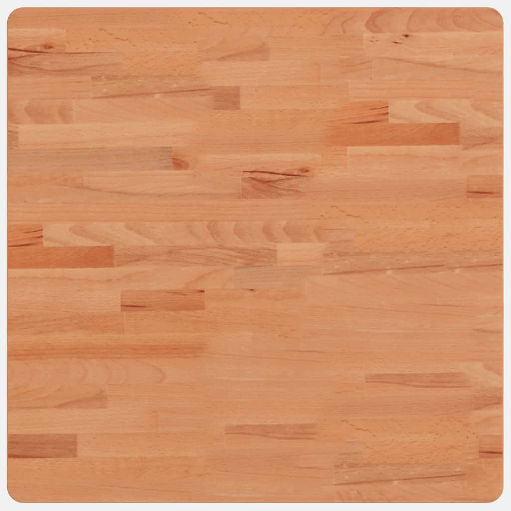 Bordplate 60x60x2,5 cm firkantet heltre bøketre