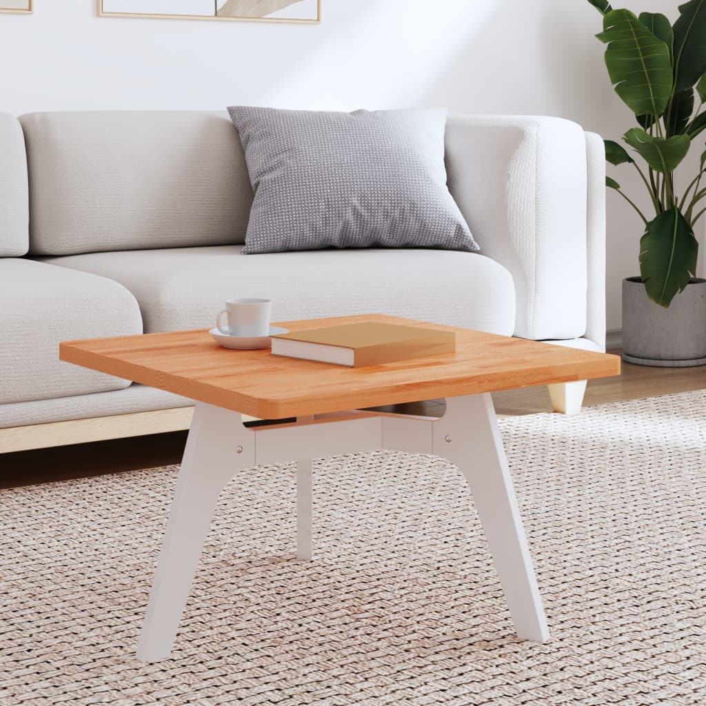 Bordplate 60x60x2,5 cm firkantet heltre bøketre