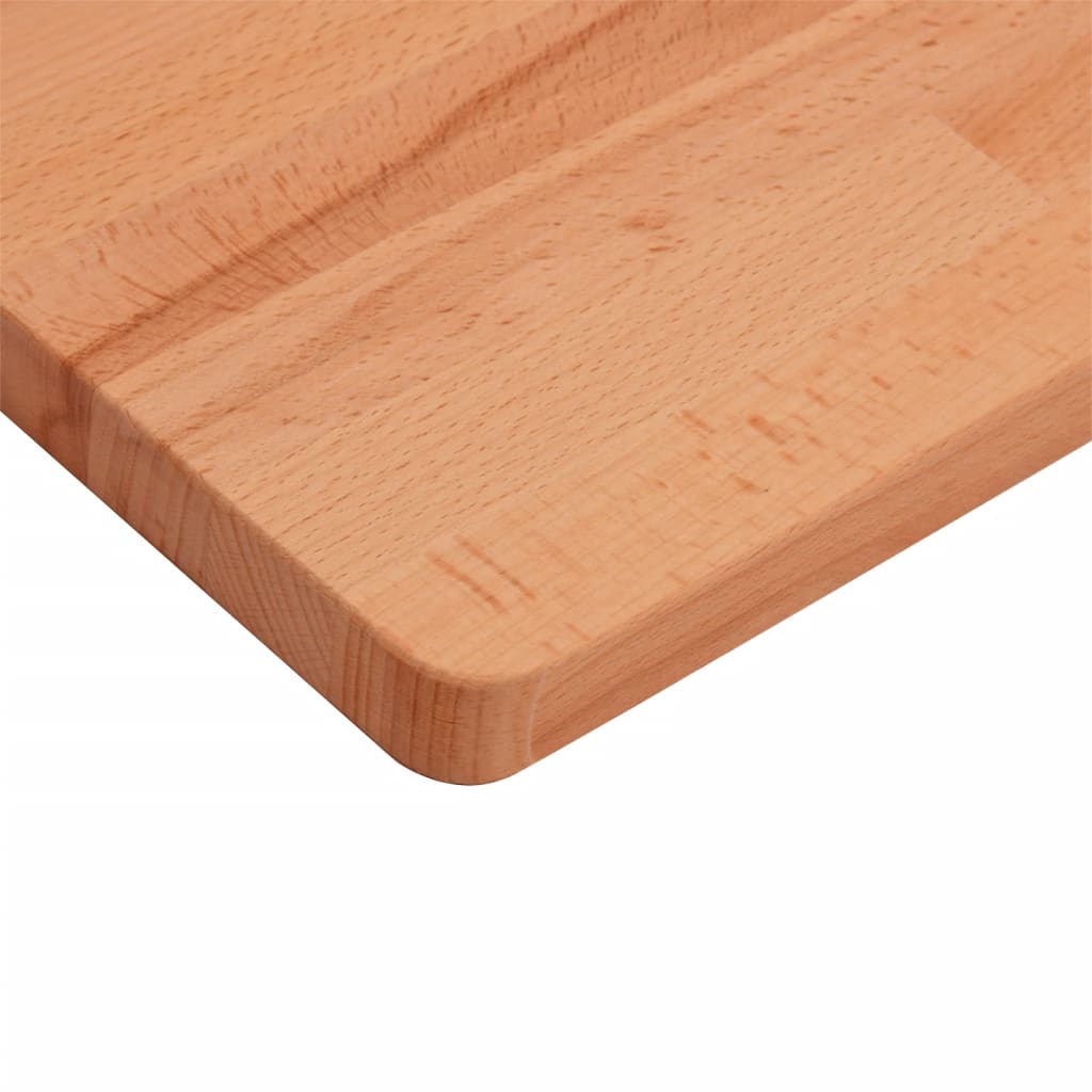 Bordplate 90x90x2,5 cm firkantet heltre bøketre