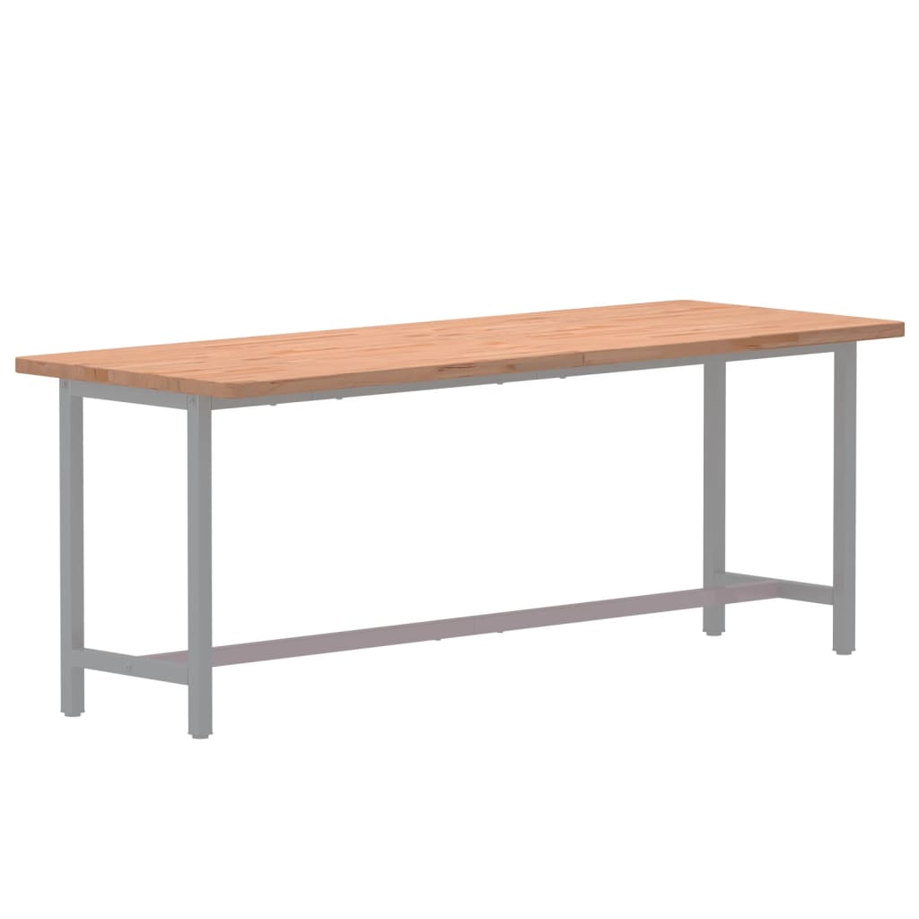 Bordplate 150x55x2,5 cm heltre bøketre
