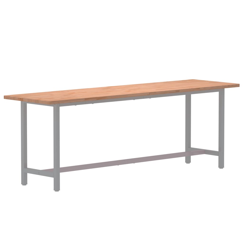 Skrivebord 200x55x2,5 cm heltre bøketre