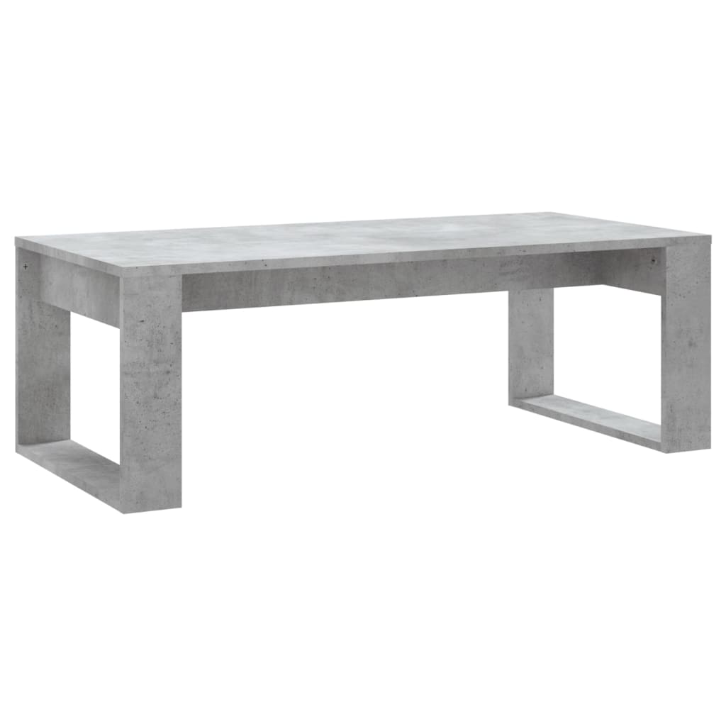 Salongbord betonggrå 102x50x35 cm konstruert tre