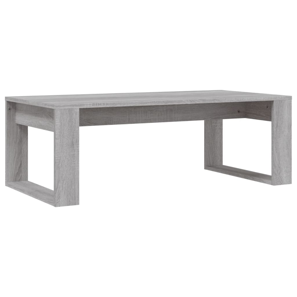 Salongbord grå sonoma 102x50x35 cm konstruert tre