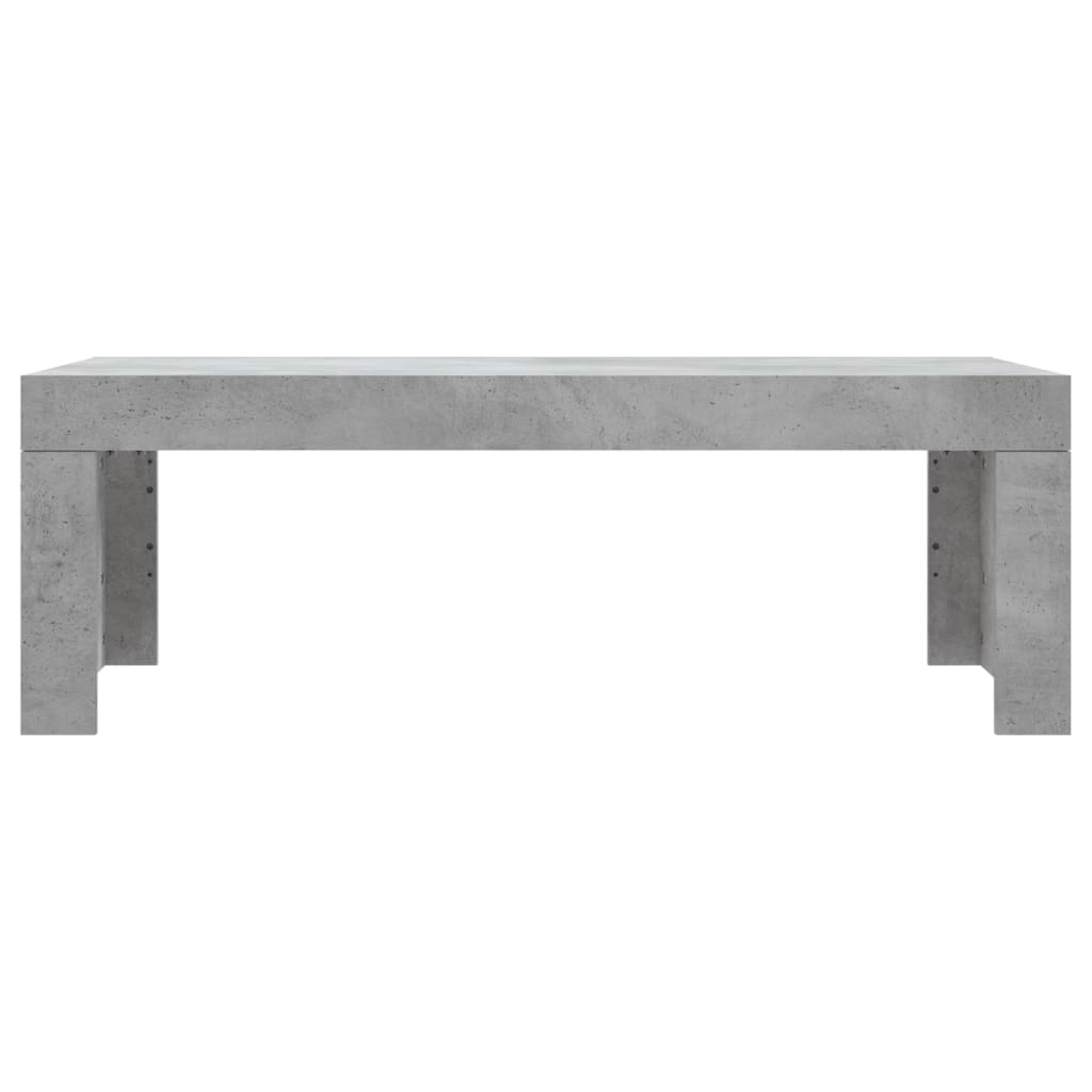Salongbord betonggrå 102x50x36 cm konstruert tre