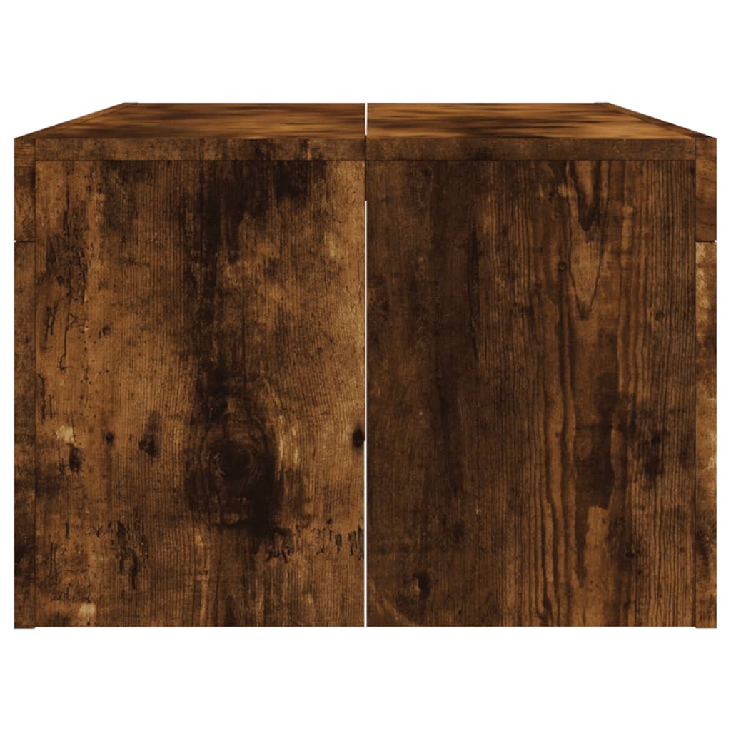 Salongbord røkt eik 102x50x36 cm konstruert tre