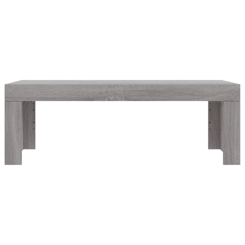 Salongbord grå sonoma 102x50x36 cm konstruert tre