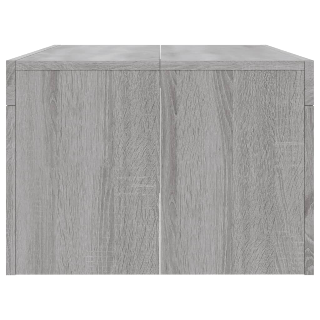 Salongbord grå sonoma 102x50x36 cm konstruert tre