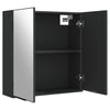 Baderomsspeil svart 64x20x67 cm konstruert tre